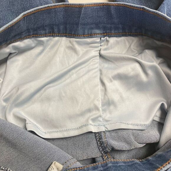 TERRA‎ & SKY Jegging Jeans Blue Size 0X or 14 W 25” Inseam 
Pull-on - Picture 5 of 8